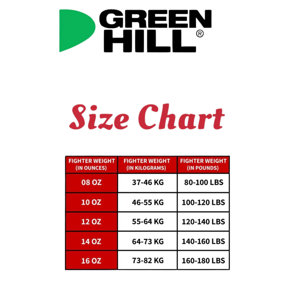 Green Hill Knockout Kırmızı Boks Eldiveni